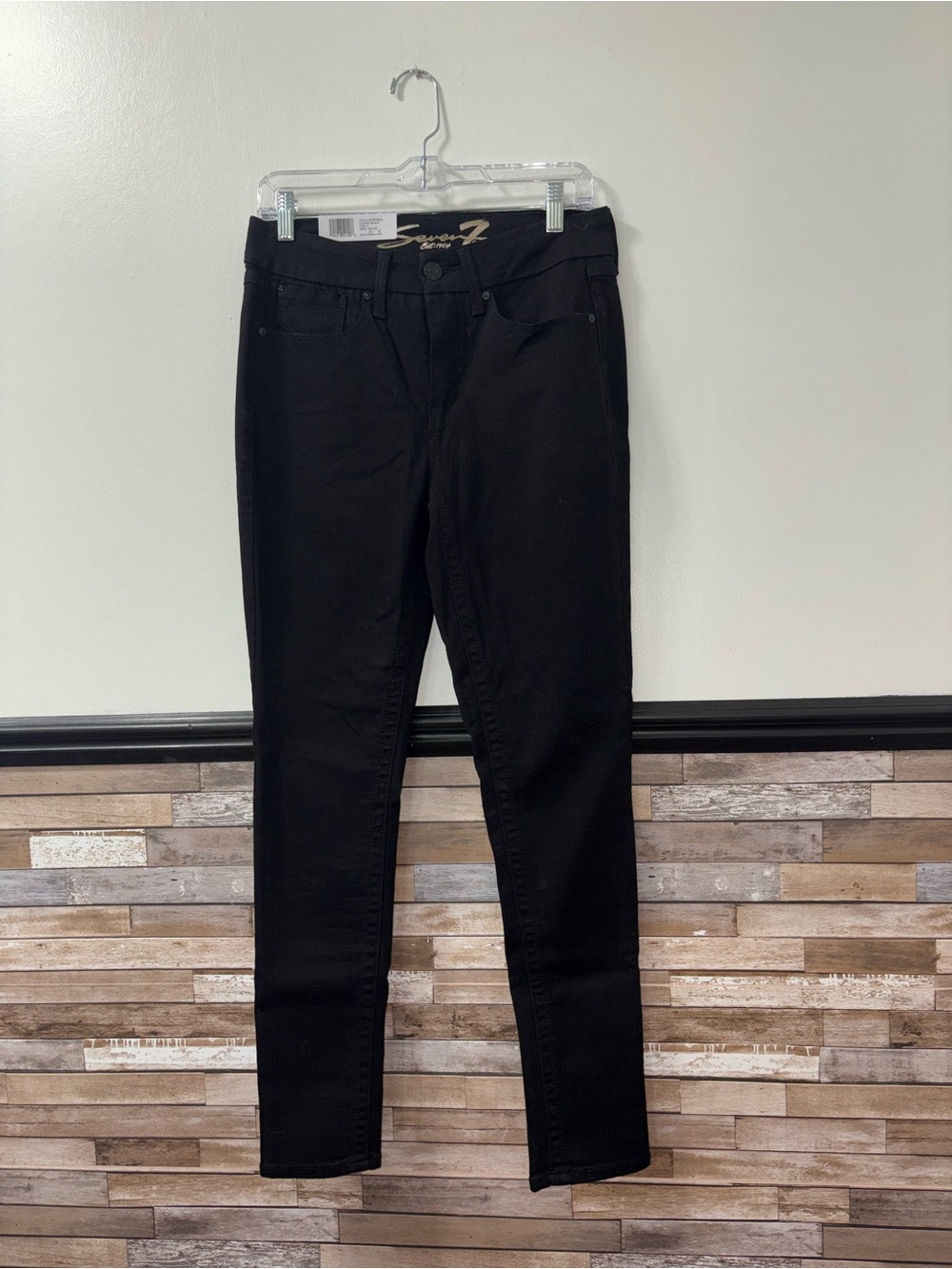Seven7 Black Slim Fit High Rise Skinny Jeans Size 4 NWT
